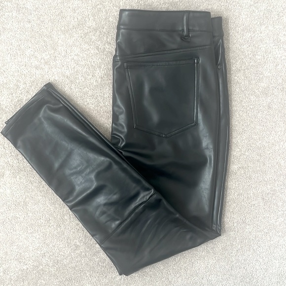 RW&CO Faux Leather High-Rise Slim Fit Pant 32 - Picture 5 of 6